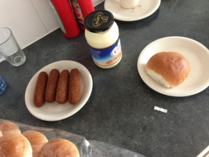 Heerlijk genieten van een kroket